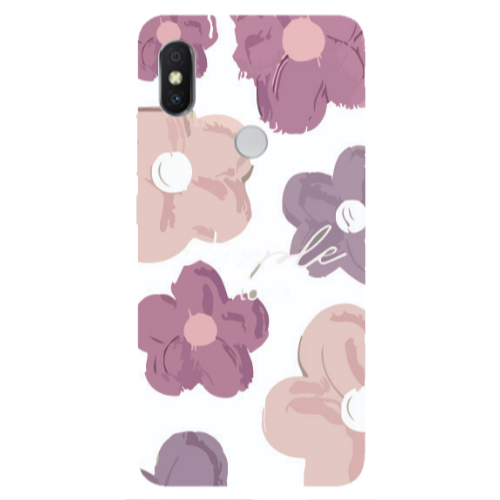 Xiaomi Redmi S2 Flowers 2 Transparent Silicone TPU Θήκη