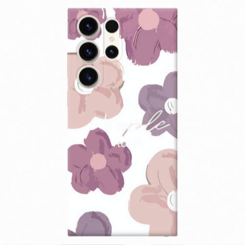 Samsung S23 Ultra Flowers 2 Transparent Silicone TPU Θήκη