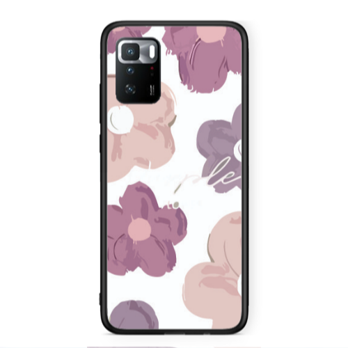Xiaomi Poco X3 GT Flowers 2 Black Glossy Θήκη