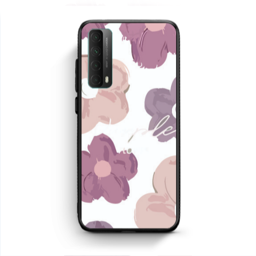 Huawei P Smart 2021 Flowers 2 Black Glossy Θήκη