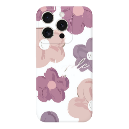 Apple iPhone 15 Pro Flowers 2 Transparent Silicone TPU Θήκη