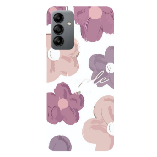 Samsung A13 5G Flowers 2 Transparent Silicone TPU Θήκη