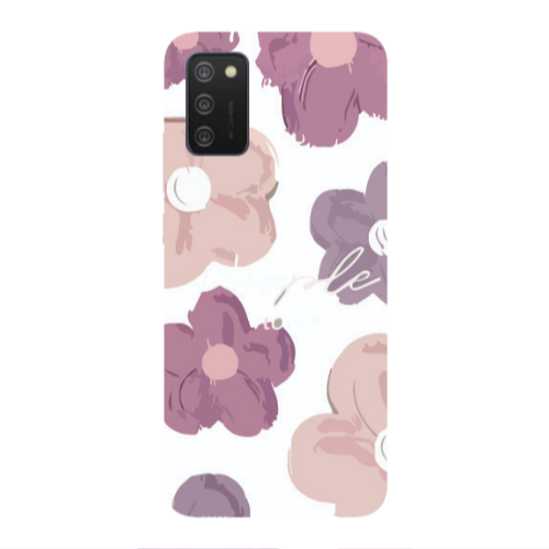Samsung A02s Flowers 2 Transparent Silicone TPU Θήκη