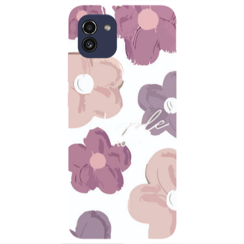 Samsung A03 Flowers 2 Transparent Silicone TPU Θήκη