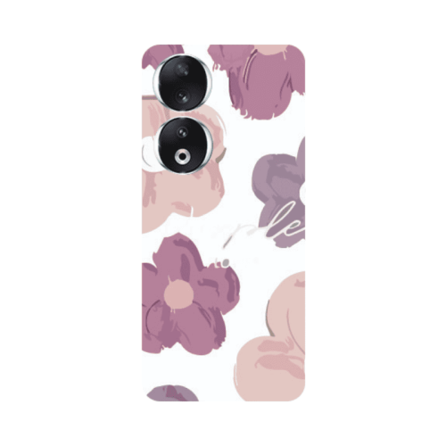 Honor 90 5G Flowers 2 Transparent Silicone TPU Θήκη