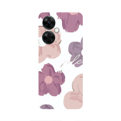 Oneplus Nord CE 3 Lite 5G Flowers 2 Transparent Silicone TPU Θήκη