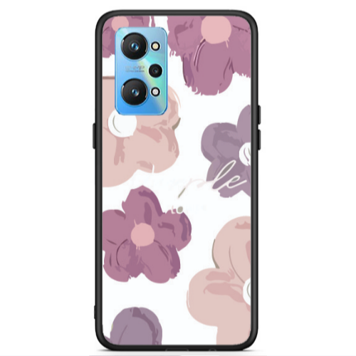 Realme Gt Neo 2 Flowers 2 Black Glossy Θήκη