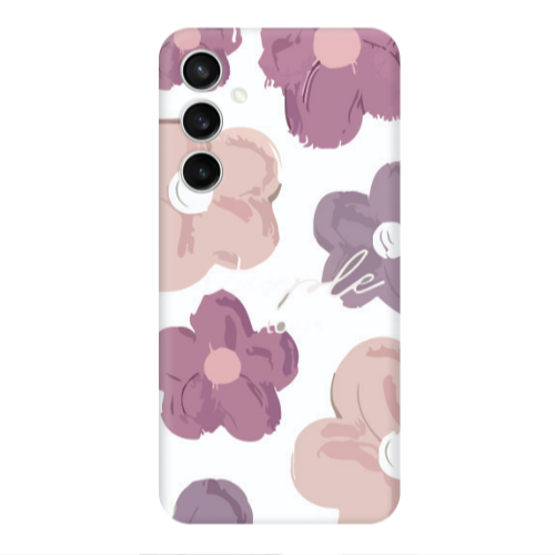 Samsung S24 Plus Flowers 2 Transparent Silicone TPU Θήκη
