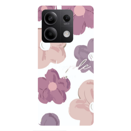 Xiaomi Redmi Note 13Pro 5G Flowers 2 Transparent Silicone TPU Θήκη