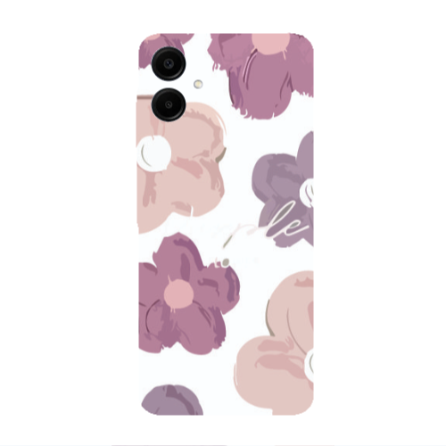 Samsung A06 Flowers 2 Transparent Silicone TPU Θήκη