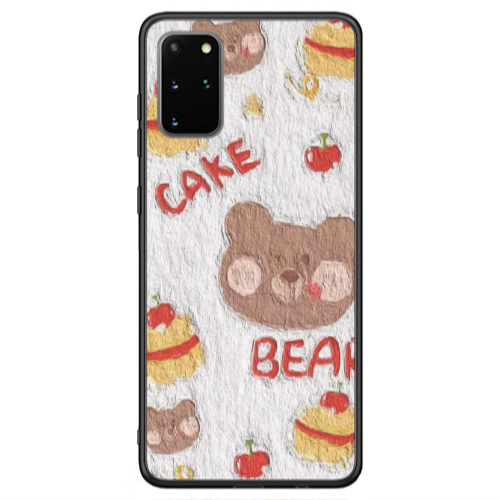 Samsung S20 FE Cake Bear Black Glossy Θήκη