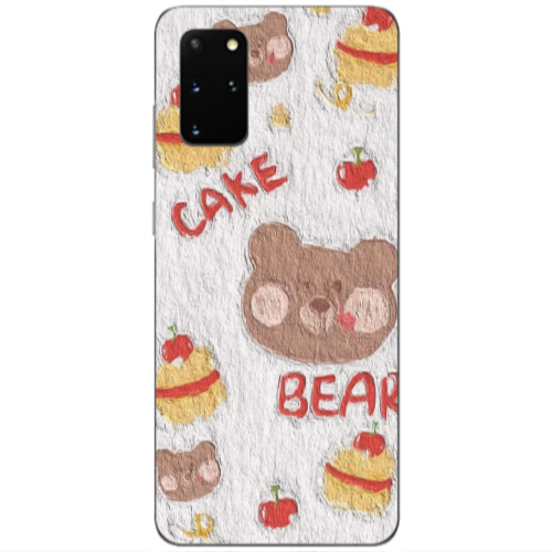 Samsung S20 Plus Cake Bear Transparent Silicone TPU Θήκη
