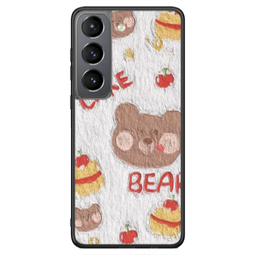 Samsung S21 Ultra Cake Bear Black Glossy Θήκη