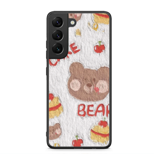 Samsung S22 Plus Cake Bear Black Glossy Θήκη