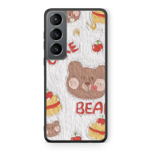 Samsung S21 PLUS Cake Bear Black Glossy Θήκη