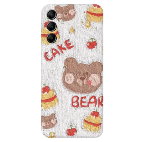 Samsung A24 Cake Bear Transparent Silicone TPU Θήκη