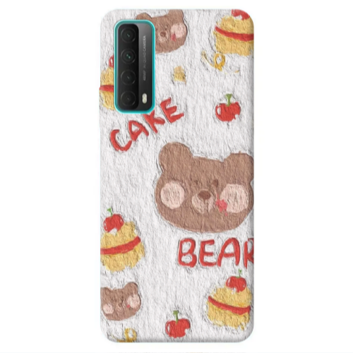 Huawei P Smart 2021 Cake Bear Transparent Silicone TPU Θήκη
