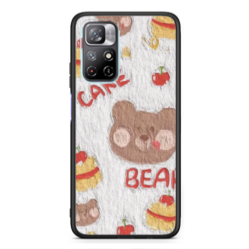Xiaomi Poco M4 Pro 5G Cake Bear Black Glossy Θήκη