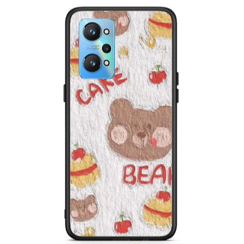 Realme Gt Neo 2 Cake Bear Black Glossy Θήκη