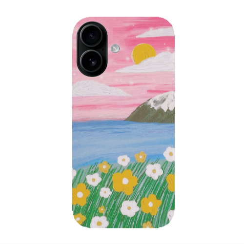 Apple Iphone 16 plus Sun and Flowers Transparent Silicone TPU Θήκη