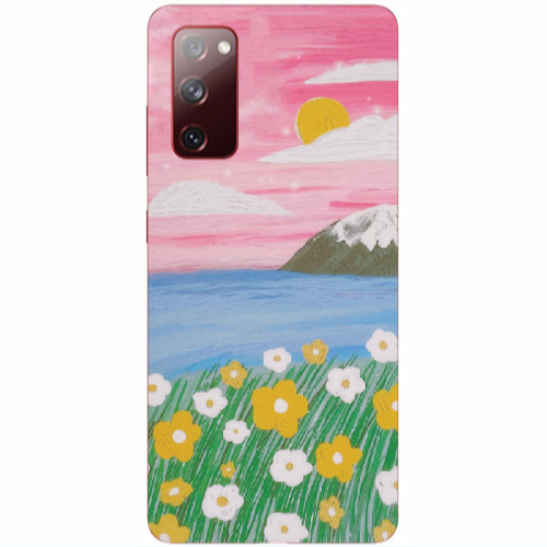 Samsung S20 FE Sun and Flowers Transparent Silicone TPU Θήκη