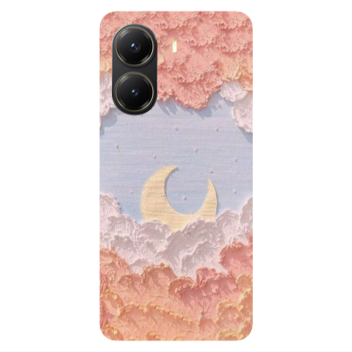 Xiaomi Poco X7 Pro Moon Clouds Transparent Silicone TPU Θήκη
