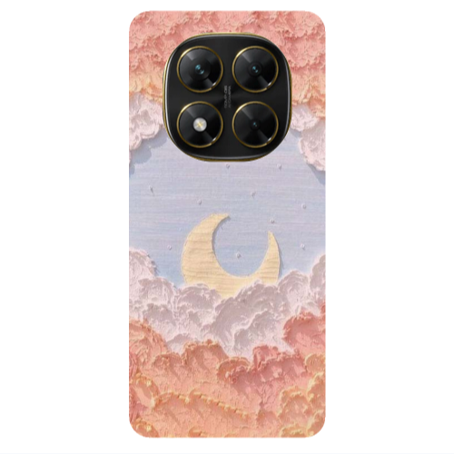 Xiaomi Poco X7 Moon Clouds Transparent Silicone TPU Θήκη