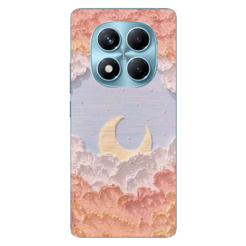 Xiaomi Redmi Note 14 Pro Moon Clouds Transparent Silicone TPU Θήκη