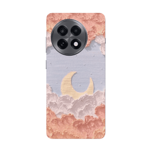 Oneplus 13 R Moon Clouds Transparent Silicone TPU Θήκη