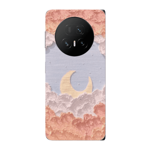 Honor Magic V5 Moon Clouds Transparent Silicone TPU Θήκη