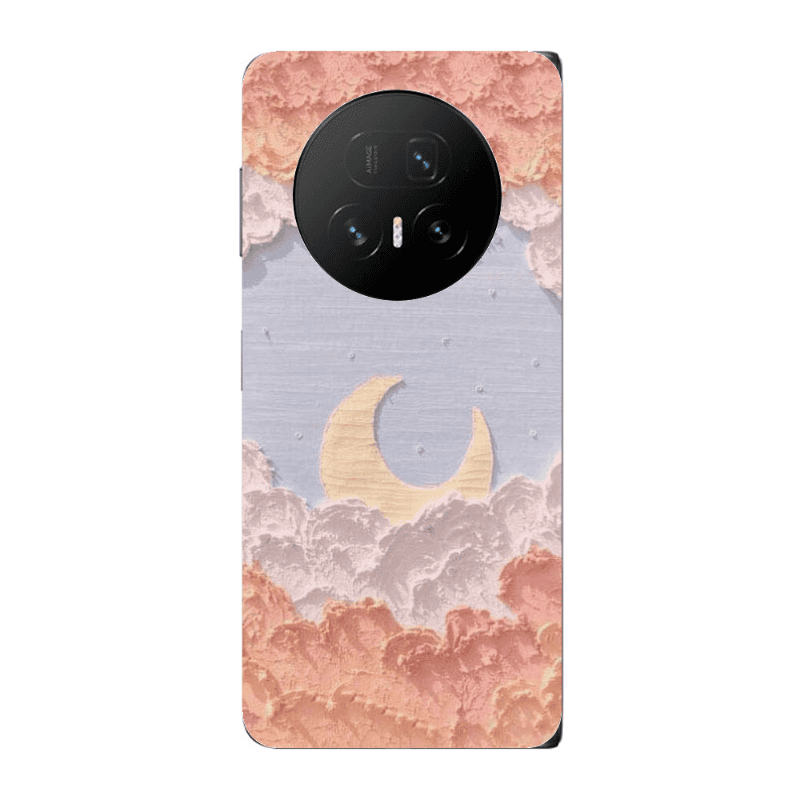 Honor Magic V5 Moon Clouds Transparent Silicone TPU Θήκη