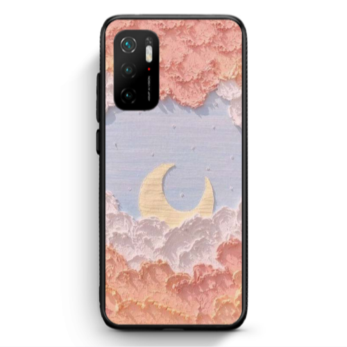 Xiaomi Poco M3 Pro Moon Clouds Black Glossy Θήκη