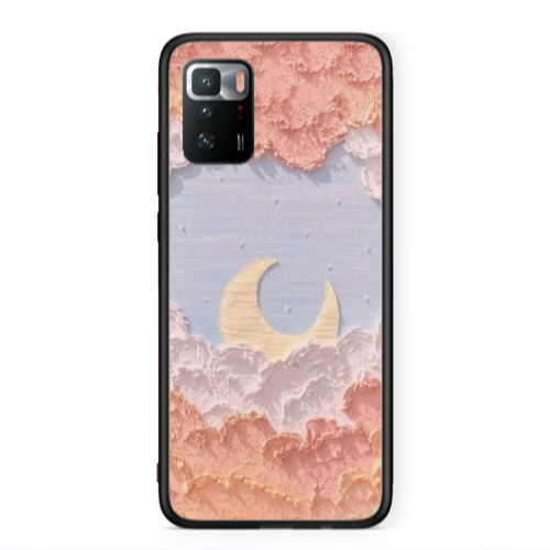 Xiaomi Poco X3 GT Moon Clouds Black Glossy Θήκη