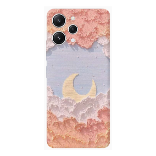 Xiaomi Redmi 12 Moon Clouds Transparent Silicone TPU Θήκη
