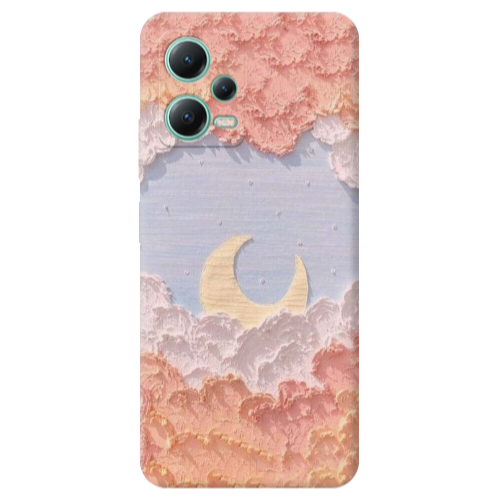 Xiaomi Redmi Note 12 Pro Plus 5G Moon Clouds Transparent Silicone TPU Θήκη