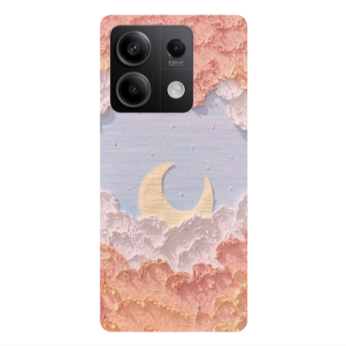 Xiaomi Redmi Note 13 5G Moon Clouds Transparent Silicone TPU Θήκη