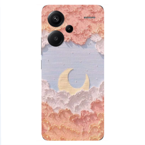 Xiaomi Redmi Note 13 Pro+ 5G  Moon Clouds Transparent Silicone TPU Θήκη