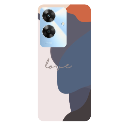 Realme Note 60 Mixed Wave Transparent Silicone TPU Θήκη