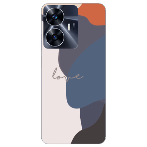 Realme Note 50 Mixed Wave Transparent Silicone TPU Θήκη