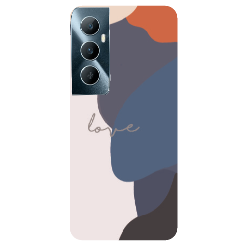 Realme C65 Mixed Wave Transparent Silicone TPU Θήκη