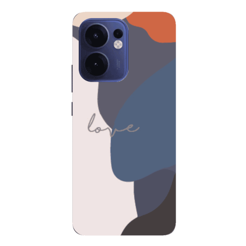 Oppo Reno13 FS Mixed Wave Transparent Silicone TPU Θήκη