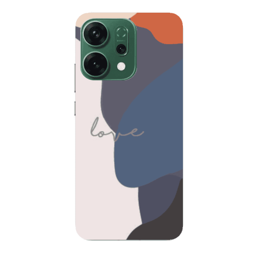 Oppo RENO 14 Mixed Wave Transparent Silicone TPU Θήκη