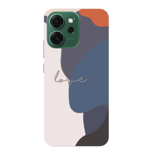 Oppo 14 F Mixed Wave Transparent Silicone TPU Θήκη