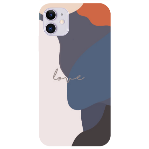 Apple iPhone 11  Mixed Wave Transparent Silicone TPU Θήκη