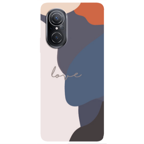 Huawei Nova 9 SE Mixed Wave Transparent Silicone TPU Θήκη