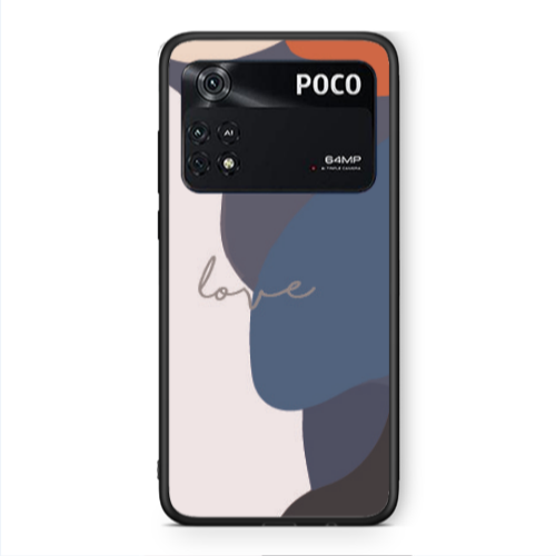 Xiaomi Poco M4 Pro 4G Mixed Wave Black Glossy Θήκη
