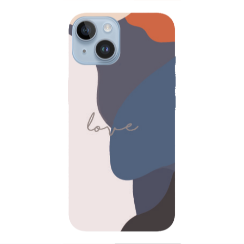 Apple iPhone 14 Plus Mixed Wave Transparent Silicone TPU Θήκη