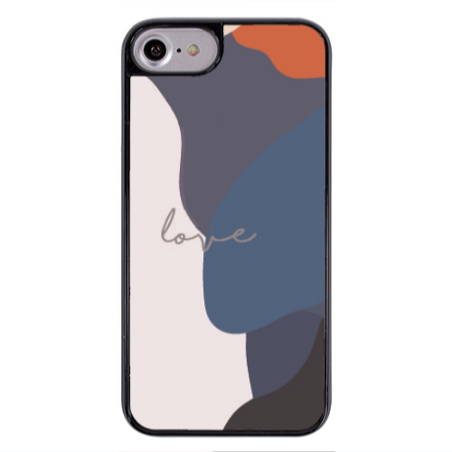 Apple iPhone 7 Mixed Wave Black Glossy Θήκη