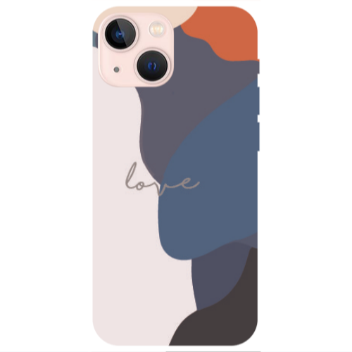Apple iPhone 13 Mini Mixed Wave Transparent Silicone TPU Θήκη
