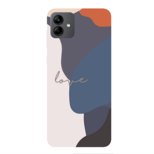 Samsung A04 Mixed Wave Transparent Silicone TPU Θήκη